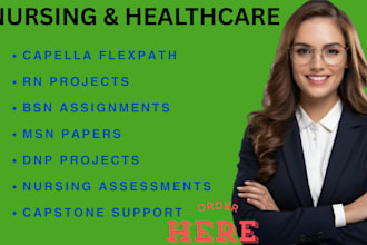 guide and support msn, bsn, and dnp nursing capstone projects