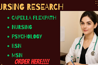 guide and support msn, bsn, and dnp nursing capstone projects