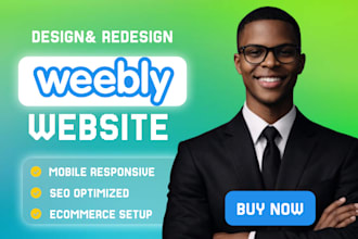 do weebly website design or redesign weebly website