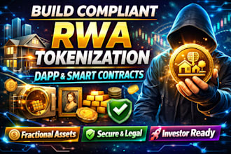 build compliant blockchain real world asset tokenisation dapp smart contracts