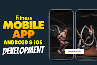 develop a custom fitness mobile app for gym workout and health tracking