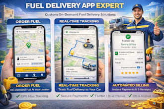 develop fuel delivery app fuel tracking app oil delivery app