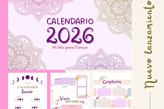 diseño de agendas, diarios y calendarios