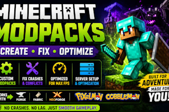 create minecraft modpack forge fabric neoforge pixelmon cobblemon rpg server