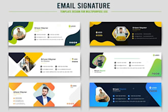 design eye catching email signature animated html gmail signature email banner