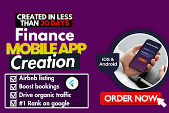 develop a secure finance mobile app fintech payment wallet or banking app