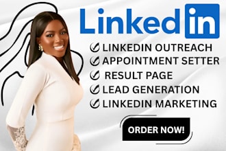 do linkedin outreach for b2b qualified lead generation, appointment setting