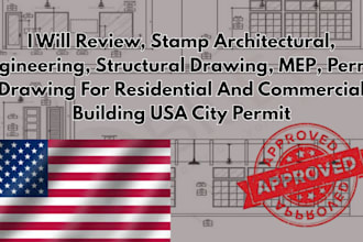review stamp florida california architectural  drawing redraw plan city permit