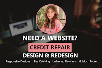 design a credit repair website for your business