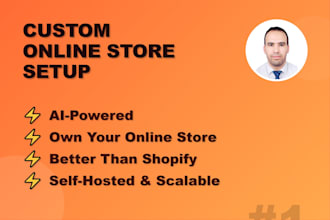 create a self hosted ecommerce store with full control