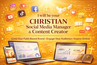 be your christian social media manager and gospel growth