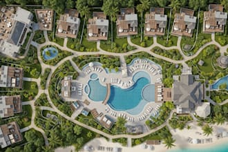 design 2d,3d architectural master plan, landscape, resort and real estate visual
