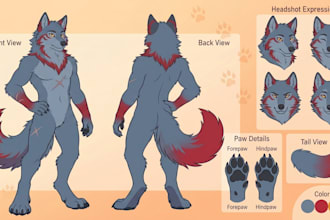 furry reference sheet furry ref sheet fursona character oc furry art anthro