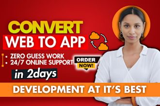 convert website to app for android and ios webview