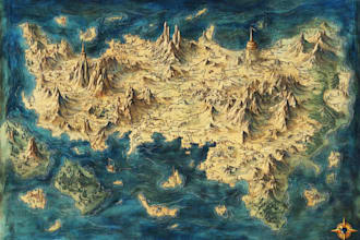 do fantasy city map