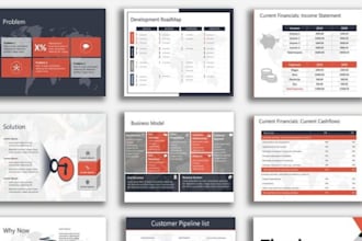 create consulting service business sales deck presentation for client closing