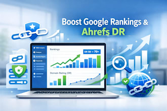 fix SEO errors, boost google rankings and increase ahrefs DR backlinks