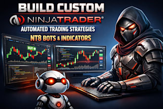 build custom ninjatrader automated trading strategies, nt8 bots, and indicators