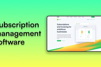 develop subscription management app, budget tracker app