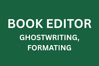 ghostwrite and format your personal memoir or biography