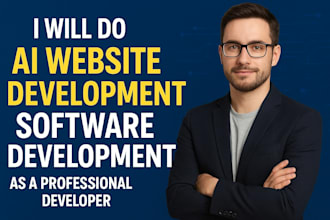 do ai website development and software development, ai software, ai tools