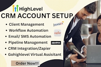 setup ghl CRM workflows triggers and twilio automation