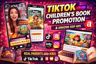do tik tok book promotion tiktok children book promotion video amazon kdp ads