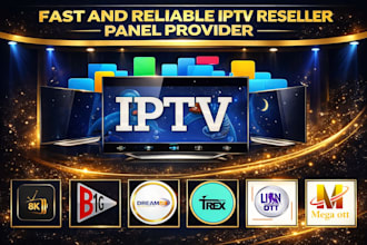 setup reseller panel for trex, strong8k, dream4k, mega ott with lifetime credit