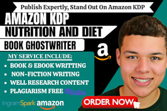 ghostwrite nutrition and diet book, weight loss and keto diet cookbook