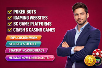 develop poker bots, crypto trading bots, solana volume bots telegram scrapers