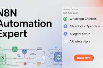 fix, build, and optimize n8n automation clawdbot openclaw whatsapp api chatbot