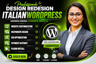 design or redesign wordpress website with woocommerce