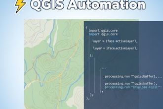 create custom qgis python scripts and gis automation tools