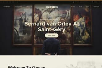 design squarespace art dealer website gallery sales artwork site