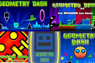 create unique geometry dash level parts with realistic gameplay