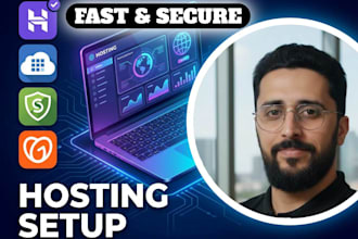set up web hosting on hostinger, bluehost, siteground, godaddy, and more