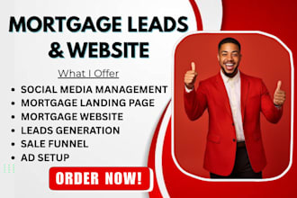 mortgage leads mortgage website mortgage sales funnel mortgage landing page ads
