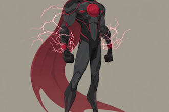 turn yourself a fabulous character of superhero portrait