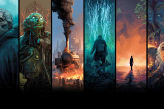 design fantasy, sci fi, horror and dystopian book cover art