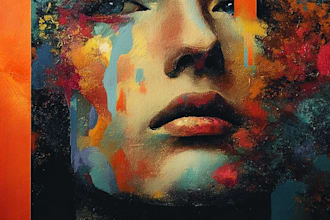 paint digital abstract art illustration