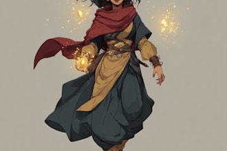 draw dnd character designs, concept art,