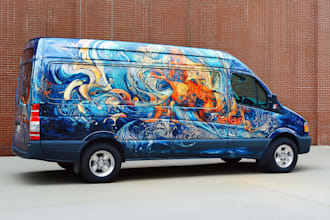 wrap vending machine wrap design car wrap, van wrap