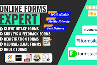 create online forms client intake forms registration forms order form in jotform