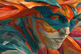 make creative abstract art for you