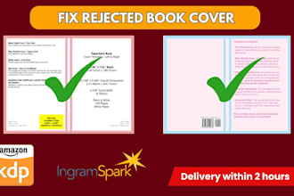 resize book cover, fix book cover, paperback book cover