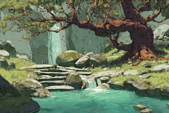 create concept art and illustration
