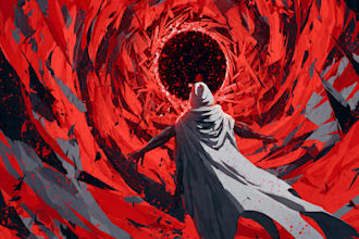 create modern abstract digital art paintings