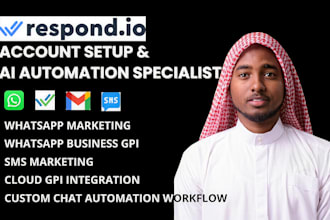 respond io customer support ai agent respond io workflow respondio whatsapp api