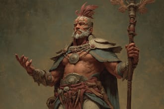 draw concept art for characters, dragons and monsters