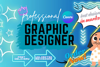 be your expert canva graphic designer